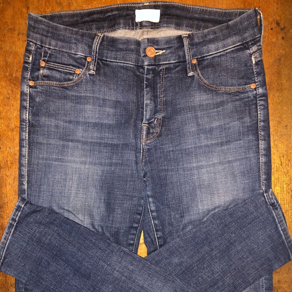 Mother “The Looker” Skinny Jeans (medium wash)